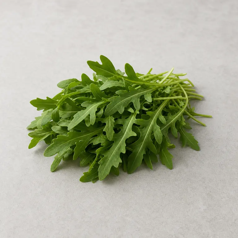 Arugula on a neutral surface