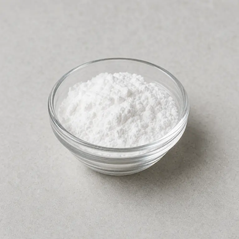 Baking powder on a neutral surface