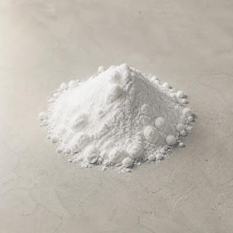 Baking soda on a neutral surface