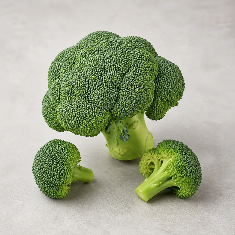 Broccoli on a neutral surface