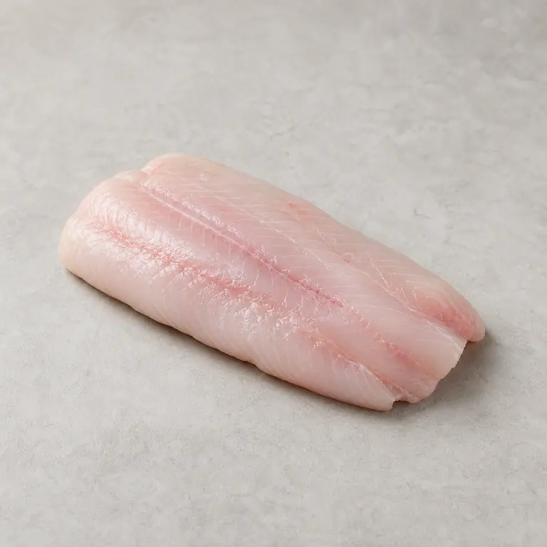 Catfish (raw) on a neutral surface