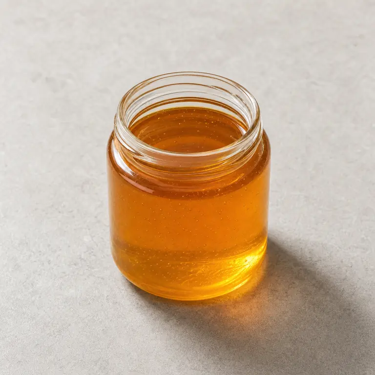Honey on a neutral surface