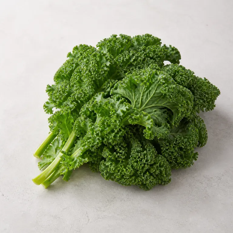 Kale on a neutral surface