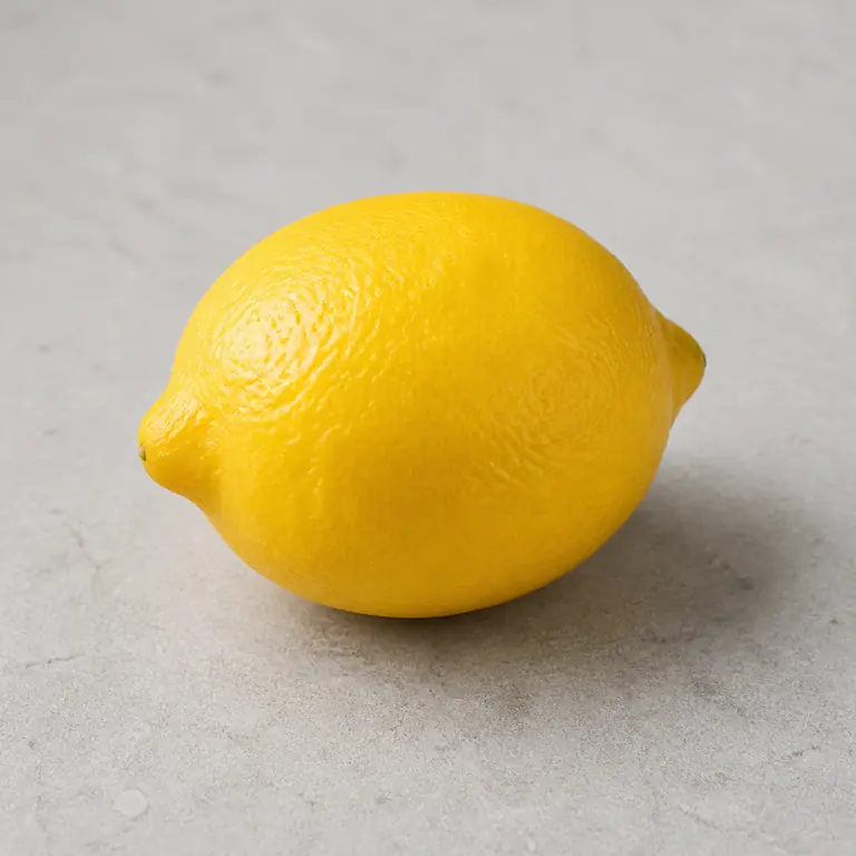 Lemon on a neutral surface