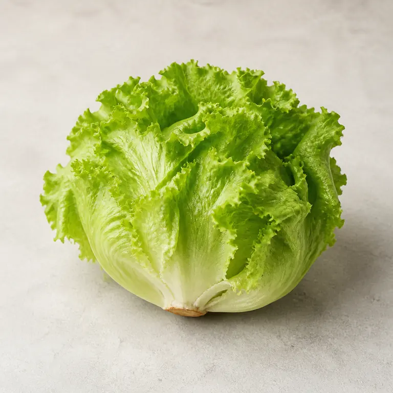 Lettuce on a neutral surface