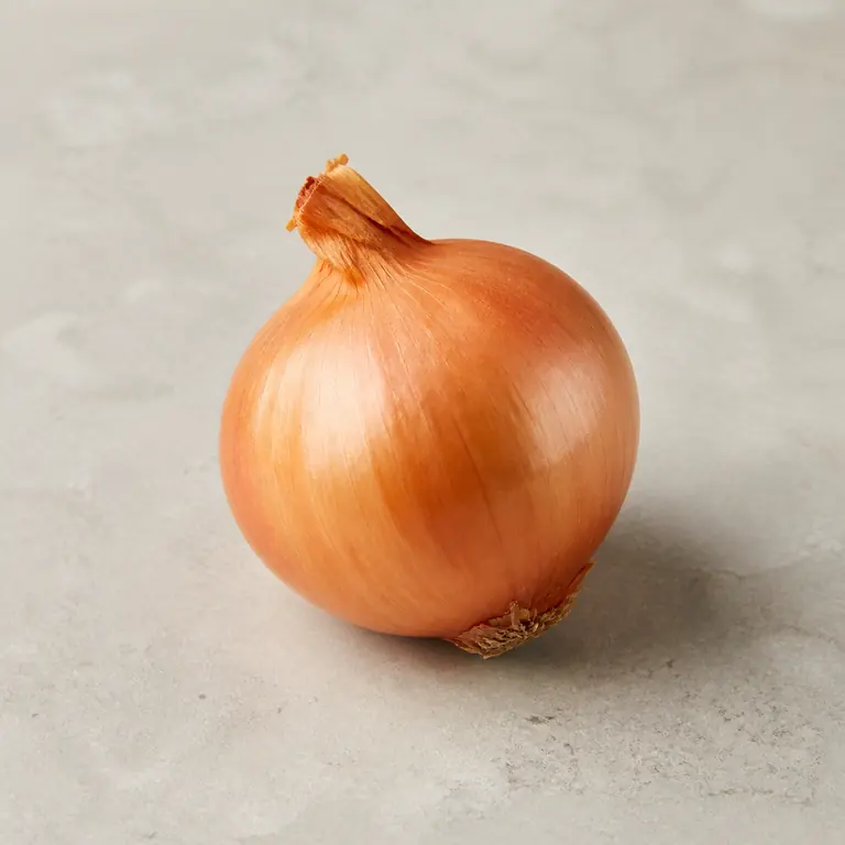 Onion on a neutral surface