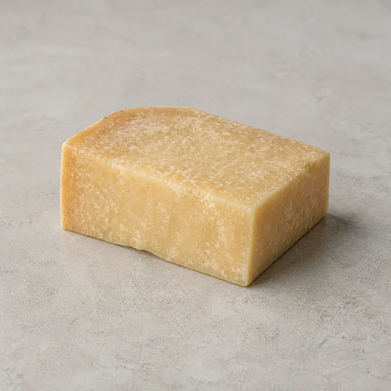 Parmesan (block) on a neutral surface