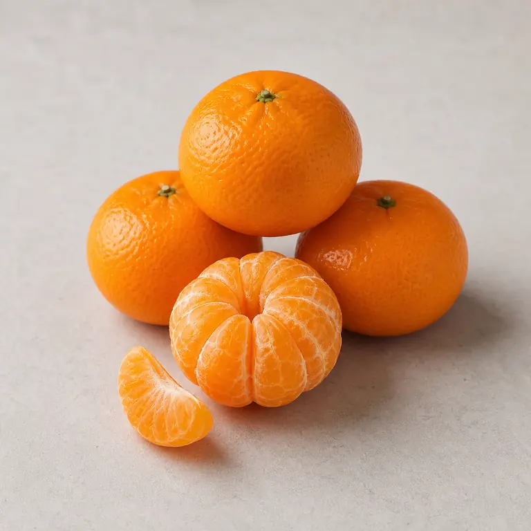 Tangerines on a neutral surface