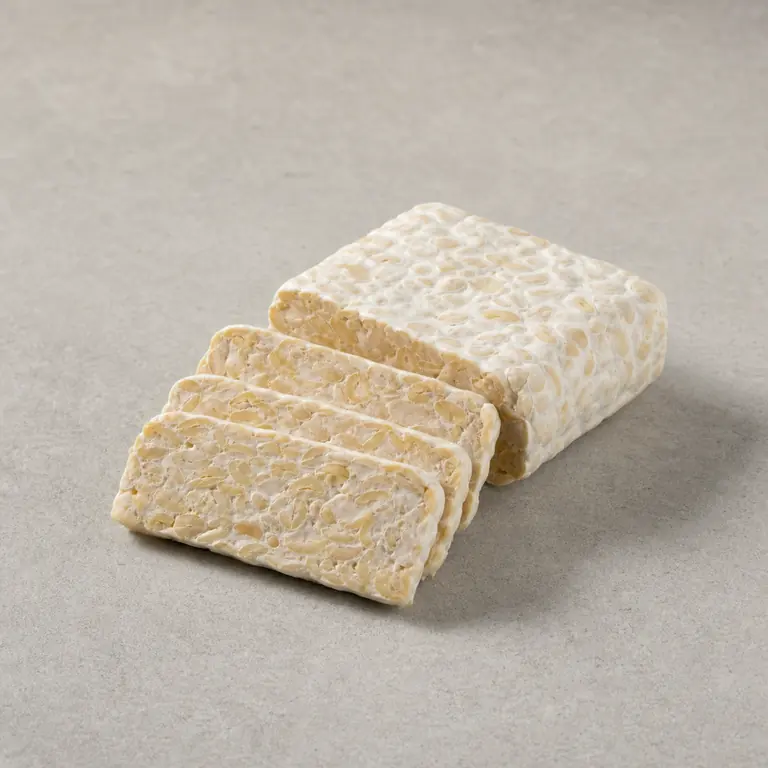 Tempeh on a neutral surface